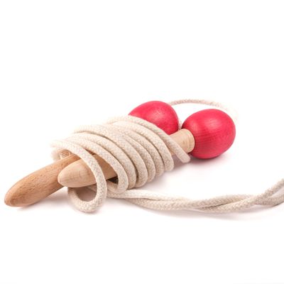 Jouets enfants - Corde à sauter en bois (2, 3 ou 4 m) - MORA-PLAY