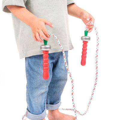 Toys - Double bell jumping rope 2m - MORA-PLAY