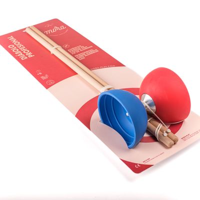 Toys - Diabolo Rubber and Aluminium - MORA-PLAY