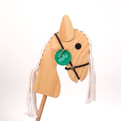 Toys - Wooden broom horse CLASIC - MORA-PLAY