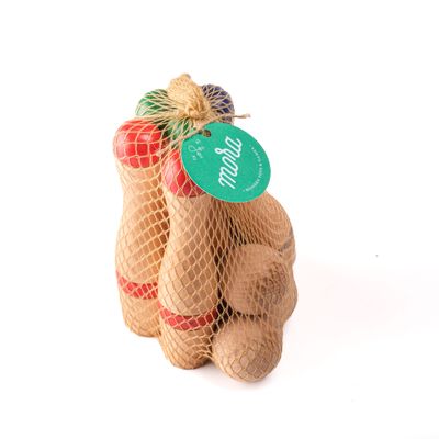 Toys - Classic Bowling Set 19 cm (6 pins) - MORA-PLAY