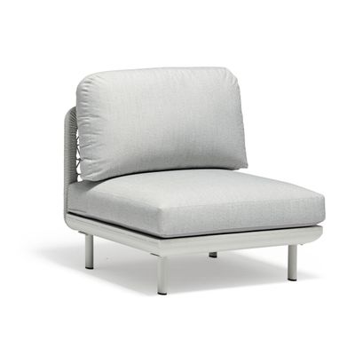 Lawn sofas - CLUB garden chair without armrest - COUTURE JARDIN