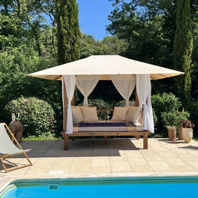 Gazébos, belvédères et pavillons de jardin - Heartbreaker - Gazebo, daybed, lit de jardin, espace détente, ombrage - HONEYMOON