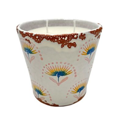 Decorative objects - ceramic albizia scented candle size L - WAX DESIGN - BARCELONA