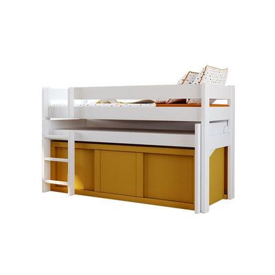 Beds - DOMINIQUE 127 ELEVATOR + ROLLING DESK AND BOX (optional) - MATHY BY BOLS