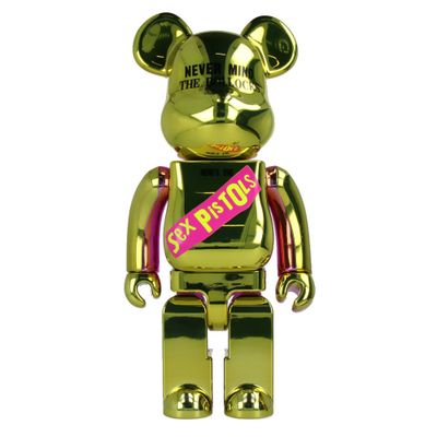 Design objects - Bearbrick 1000% Sex Pistols - Never Mind The Bollocks Chrome - ARTOYZ