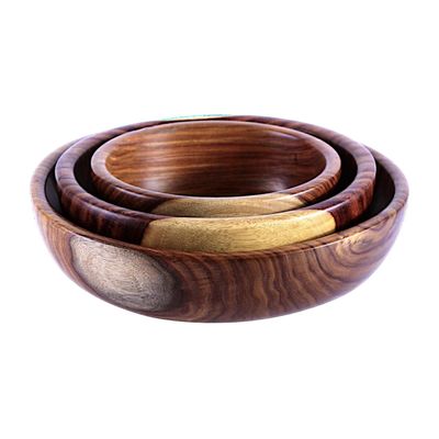 Platter and bowls - Ostar Sheesham Wood Bowl – Handmade - Sustainable - and Food-Safe - MAISON ZOE