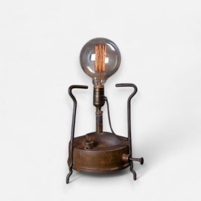 Desk lamps - Industrial Gas Lamp –Handmade Recycled Table Lamp, Vintage-Inspiration - MAISON ZOE