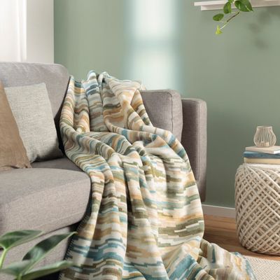 Throw blankets - Mission Teal - BIEDERLACK