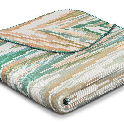 Throw blankets - Throw Mission Teal - BIEDERLACK