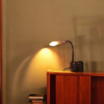 Desk lamps - Up-cycle Camera Lamp - MAISON ZOE