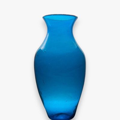 Vases - Vase en verre Belina — verre recyclé soufflé à la bouche élegant 27cm - MAISON ZOE