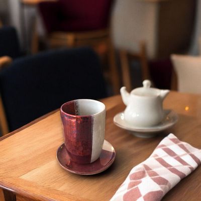 Mugs - Digga Mugs – Set of 2 Handmade Ceramic Cups - Turquoise & Lilac Glaze - MAISON ZOE