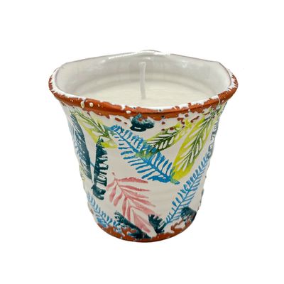 Decorative objects - Ceraminc Madeira candle CITRONELA size M - WAX DESIGN - BARCELONA