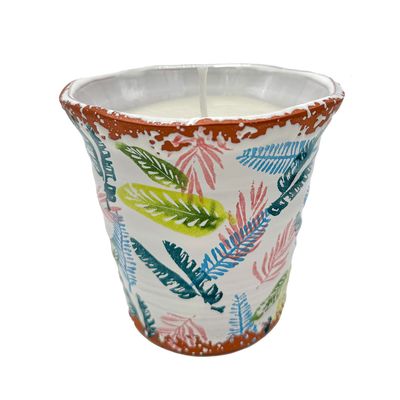 Decorative objects - Ceraminc Madeira candle CITRONELA size L - WAX DESIGN - BARCELONA