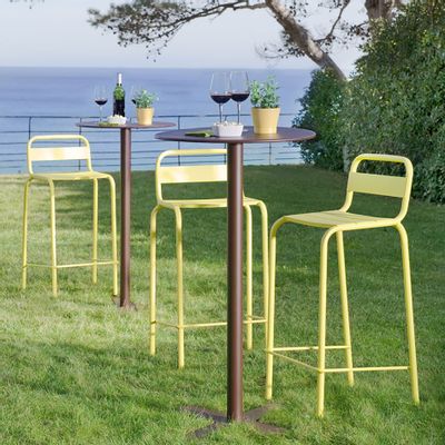Lawn chairs - BARCELONETA stool H79 - ISIMAR