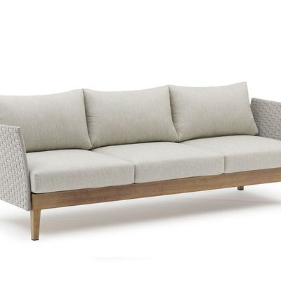 Lawn sofas   - RIVIERA aluminum sofa - COUTURE JARDIN