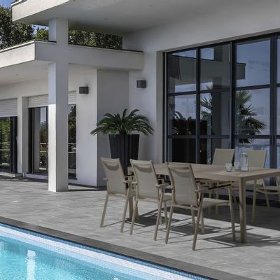 Lawn tables - ELLA rectangular garden table (180 cm) - COUTURE JARDIN