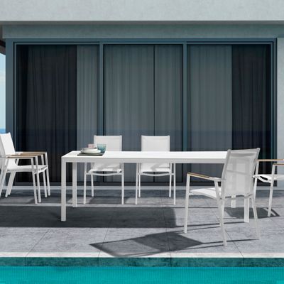 Tables de jardin - Table de jardin rectangulaire (220 cm) ELLA - COUTURE JARDIN