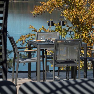 Lawn tables - POLO square garden table - COUTURE JARDIN