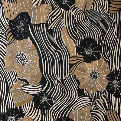 Wallpaper - Wallpaper sheet No. 7 - Toledo Noir - JOLI JOUR PARIS