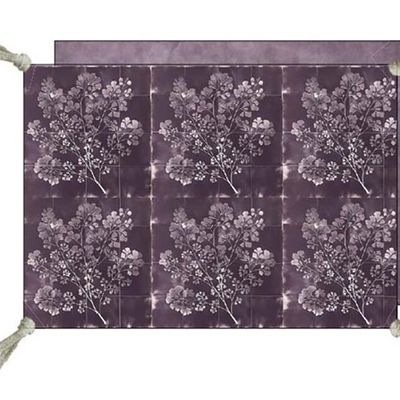 Cushions - Lilac Herbarium cushion cover - small rectangle - JOLI JOUR PARIS