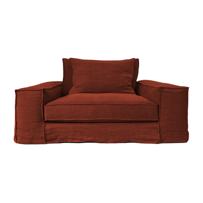 Sofas - Portobello burgundy cabaret sofa - 1 seater - JOLI JOUR PARIS