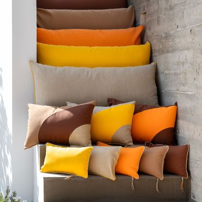 Outdoor decorative accessories - PLAGISTE Solar Outdoor Cushion - BED AND PHILOSOPHY