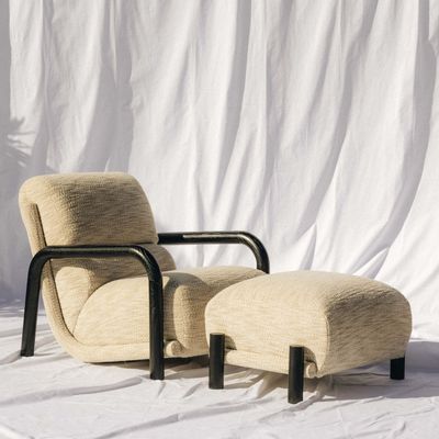 Fauteuils - Fauteuil Ginga XL en structure chêne massif - DUISTT