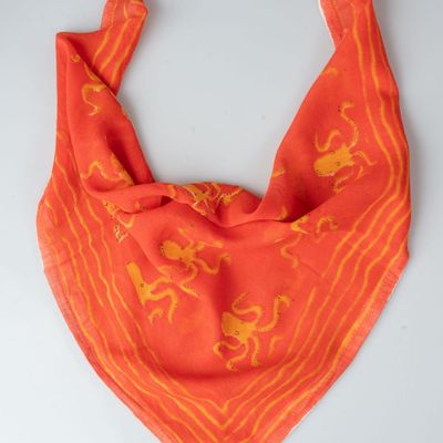 Sarongs - Red Octopus Bandana - KORES ACCESSORIES