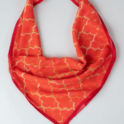 Sarongs - Red & Gold Bandana - KORES ACCESSORIES