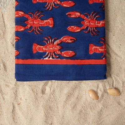 Sarongs - Lobster Beach Throw - KORES ACCESSORIES