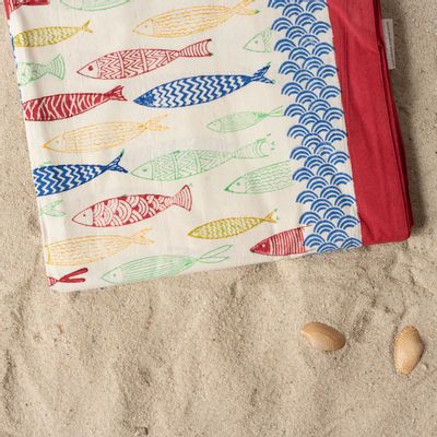 Sarongs - Color Fish Beach Throw - KORES ACCESSORIES