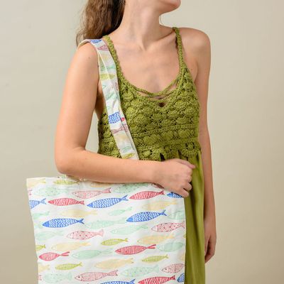 Sacs et cabas - Color Fish Tote Bag - KORES ACCESSORIES