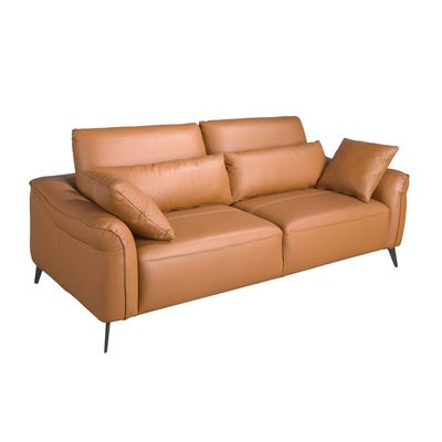 Sofas - 3 seater sofa brown leather - ANGEL CERDÁ