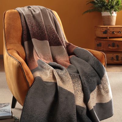 Throw blankets - Throw Desert Wave - BIEDERLACK