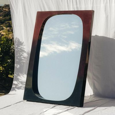 Mirrors - Constantin Mirror in Lacquered Wood in Ombré Effect - DUISTT