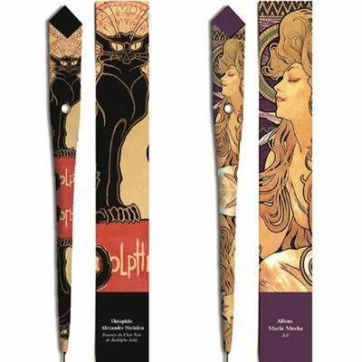 Pens and pencils - 48 paper pens - PAINT 2" Collection - PLUME DE PAPIER
