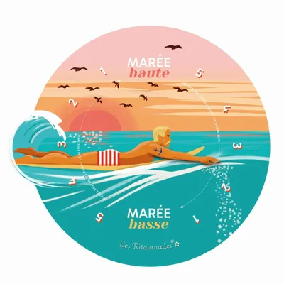 Objets de décoration - Horloge à marée Dan Summer - LES RITOURNAILES