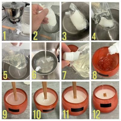 Bougies - Sacs de recharge pour bougies à faire soi-même - OSCAR LUXURY CANDLES