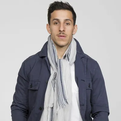 Scarves - Grey FRANCIS cotton scarf - MONSIEUR CHARLI