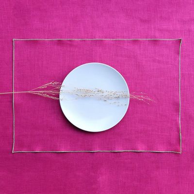 Table linen - Linen placemat | CORDONCINO - GIARDINO SEGRETO