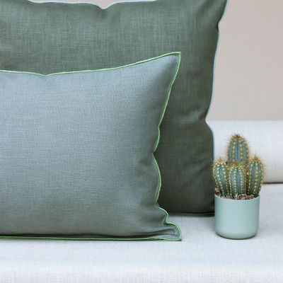 Comforters and pillows - Linen pillow cover | CORDONCINO - GIARDINO SEGRETO