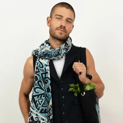 Foulards et écharpes - Foulard en coton imprimée ANDY - MONSIEUR CHARLI