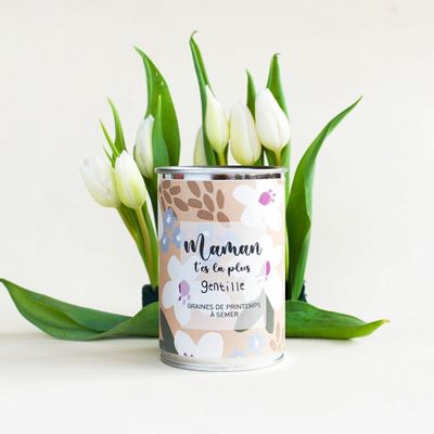 Cadeaux - Kit à semer "Maman t'es la plus gentille" Fabriqué en France - MAUVAISES GRAINES