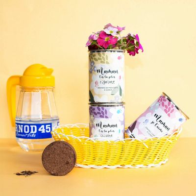 Cadeaux - Kit à semer "Maman t'es la plus Rigolote" Fabriqué en France - MAUVAISES GRAINES