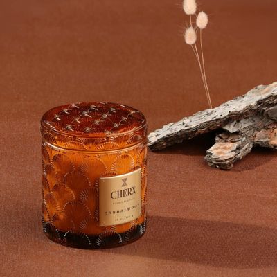 Objets de décoration - Bois de santal - Bougie en verre - CHÉRX