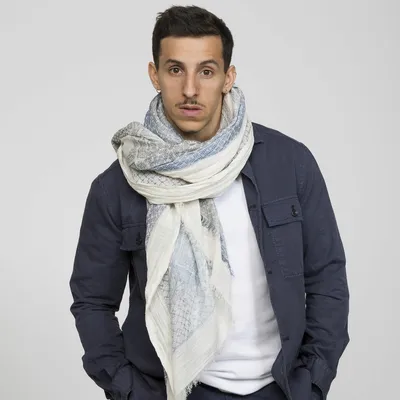 Scarves - ARTHUR cotton scarf - MONSIEUR CHARLI