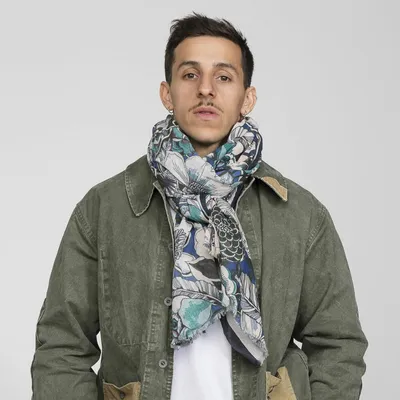 Scarves - GENZO cotton scarf - MONSIEUR CHARLI