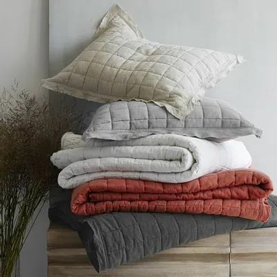 Bed linens - Square quilted bedspread - SAANI HOME